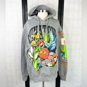 Chinatown Market x DABSMYLA Hoodie Gray Hoodie with Colorful Graphic M